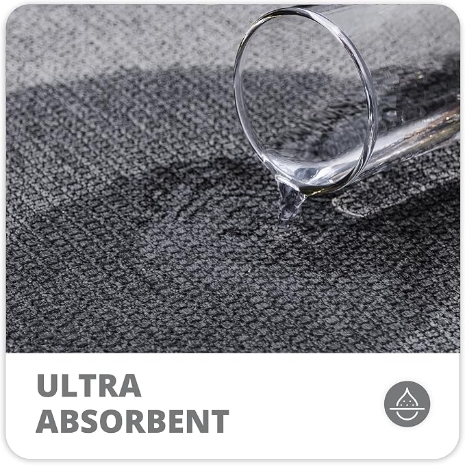 Bosap Bath Mat, Ultra Thin Bathroom Runner Rugs, Large Bath Mats - Image 3