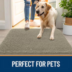 OLANLY Dog Door Mat for Muddy Paws 54x32, Absorbs Moisture and Dirt, Absorbent - Image 6