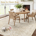 Washable Rug 6x9 Area Rugs: Modern Geometric Rugs - Image 8