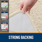 OLANLY Bathroom Rugs 35x24, Extra Soft Absorbent Chenille Bath Rugs, Rubber - Image 6