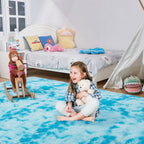Ultra Soft Rug for Living Room, 6X9 Fluffy Shag Area Rug for Bedroom, Modern - Image 2