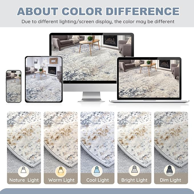 DMOYEST 3x10 Washable Runner Rug - Image 4