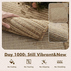 MontVoo-Outdoor Rug Carpet Patio Rug 6x9 ft Polypropylene Indoor Outdoor Rugs - Image 2