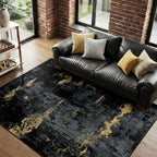RELEANY Washable Area Rugs 5'x7' Non-Slip Modern Abstract Soft - Image 8