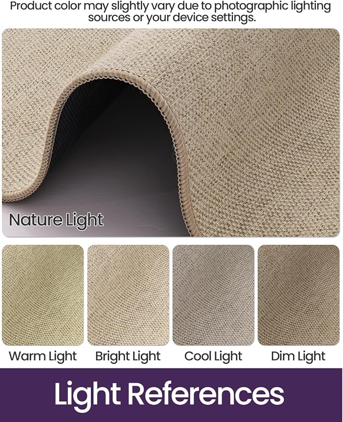 DEXI Ultra Thin Door Mat Indoor Entrance 17x30, Non Slip Rubber Backed Entryway - Image 3