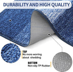 Kitinjoy Indoor Outdoor Door Mat, 34x21 Non-Slip Absorbent Dirt Trapper - Image 3