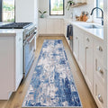 RELEANY Washable Area Rugs 2'x6' Non-Slip Modern Abstract Soft by RELEANY