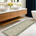Sage Floral Kitchen Runners by HazoHaus