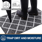 Finchitty Large Indoor Door Mat, Non-Slip Absorbent Resist Dirt Entrance Mat - Image 2