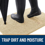 OLANLY Dog Door Mat for Muddy Paws 24x16, Absorbs Moisture and Dirt, Absorbent - Image 2