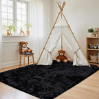 4x6 Area Rug for Living Room: Ultra Soft Fluffy Rug Modern Large Thicked Shag - Image 3