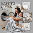 6x9 Area Rugs for Bedroom:Gray Washable Vintage Medallion Rug Non-Slip Soft Low - Image 7