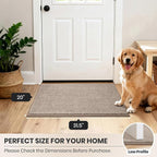 PURRUGS Dirt Trapping Door Mat 20" x 31.5", Non-Slip Machine Washable Entryway - Image 8