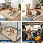Smiry Dog Door Mat for Muddy Paws 71x46, Absorbent Dirt Trapper, Non-Slip - Image 6