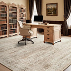 Lofus 9x12 Area Rug for Living Room, Soft Neutral Carpets for Bedroom Dining - Image 4