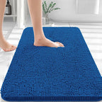 OLANLY Bathroom Rugs 36x24, Extra Soft Absorbent Chenille Bath Rugs, Rubber - Image 2