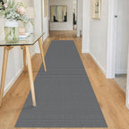 IOHOUZE Washable Runner Rug 2.6x10 Non Slip Rubber Backed Long Hallway Runner - Image 8