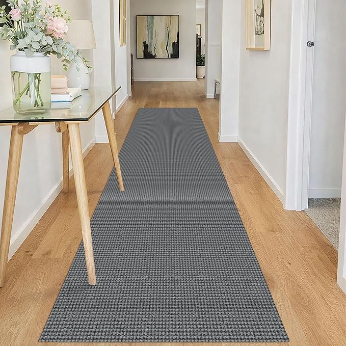 IOHOUZE Washable Runner Rug 2.6x10 Non Slip Rubber Backed Long Hallway Runner - Image 8