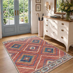 BESTSWEETIE Area Rug 3x5 Rug Machine Washable Non-Slip Low Pile Print Pattern by BESTSWEETIE