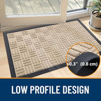 OLANLY Front Door Mat Outside Entrance 47x23, Heavy Duty Sturdy Natural Rubber - Image 5