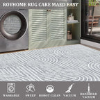 ROYHOME Washable Rug 5x7 Area Rugs - Image 5