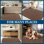 OLANLY Dog Door Mat for Muddy Paws 44x24, Absorbs Moisture and Dirt, Absorbent - Image 8
