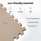 32 Pack Home Gym Mat, Puzzle Exercise Mat, EVA Interlocking Foam Floor Tiles - Image 4