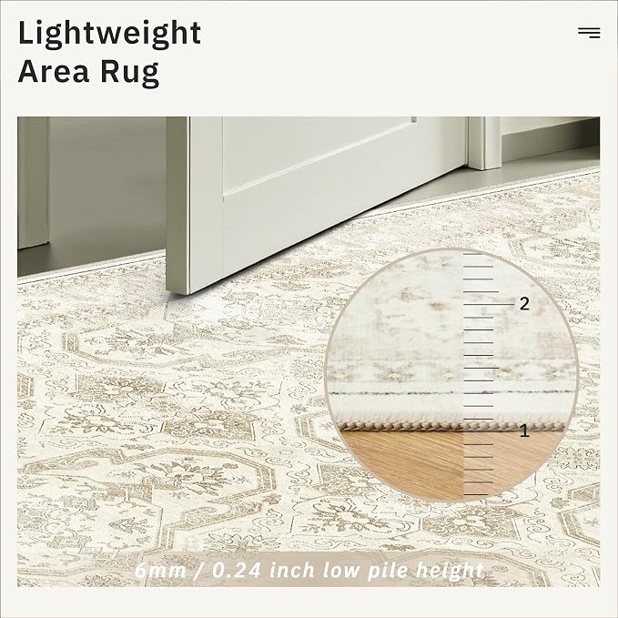 Soalmost 3x5 Rug, Small Area Rug - Image 7