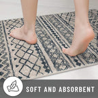 KUTA Moroccan Washable Hallway Runner Rug, 2x6 Non-Slip Vintage Light Brown - Image 7