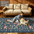 2x6 Soft Washable Runner Rugs: Velvet Feel & 5-10 Degrees Warmer Underfoot - Image 3