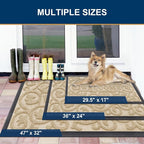 Smiry Welcome Door Mat Outside Entrance, Heavy Duty Trap Dirt and Moisture Easy - Image 2