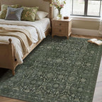 Rugxara 4x6 Rug for Living Room Bedroom, Vintage Retro Boho Area Rugs, Non Slip - Image 3