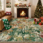 RELEANY Washable Area Rugs 10'x14 Non-Slip Modern Abstract Soft - Image 3