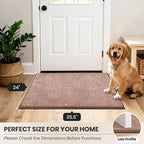 PURRUGS Dirt Trapping Door Mat 24" x 35.5", Non-Slip Machine Washable Entryway - Image 8