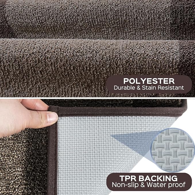Machine Washable Kitchen Rug 32" x 72", Non Slip Indoor Door Rug, Absorbent - Image 3