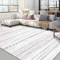 Nakagishi Area Rug Living Room Rugs: 5x7 Washable Boho Large Neutral Farmhouse by NakagishiAreaRug