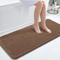 OLANLY Bathroom Runner Rugs 47x20, Extra Soft Absorbent Chenille Bath Rugs by OLANLY