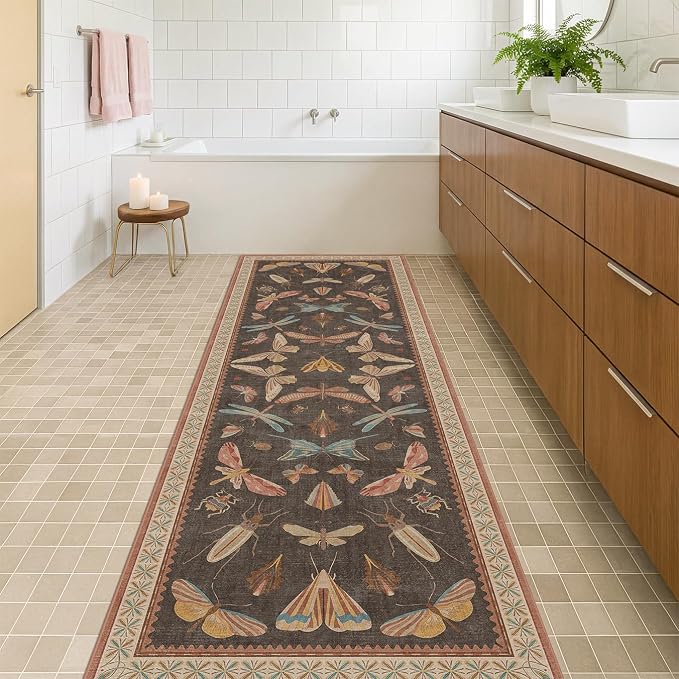 Hazo Haus Long Runner Rug 2'6"x10', Washable Non Slip Carpet - Image 3
