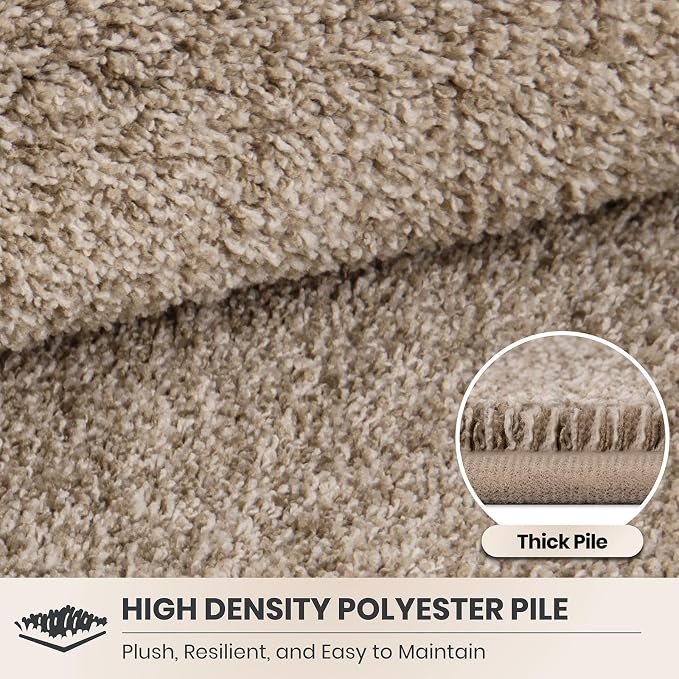PURRUGS Easy Care Area Rug 4ft x 6ft, Non-Slip Machine Washable Entryway Rug - Image 4
