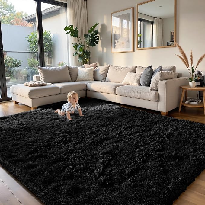 yongyangjuxin Fluffy Rug Shag Area Rug, Large Shag Area Rugs - Image 3