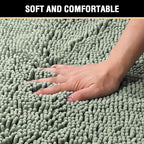 H.VERSAILTEX Bath Mat for Bathroom Non Slip Luxury Chenille Ultra Soft Bath - Image 4