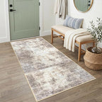 IOHOUZE Abstract Runner Rug 3x6 Ft Washable Runners by iOhouze