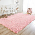 Litanika 5x8 Shag Area Rug for Living Room Bedroom, Non-Shedding Modern Indoor - Image 2