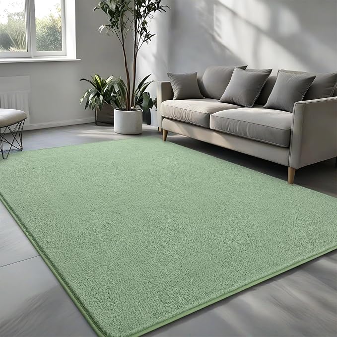 Pettop 6x9 ft Light Green Area Rugs - Image 2