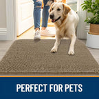 OLANLY Dog Door Mat for Muddy Paws 47x20, Absorbs Moisture and Dirt, Absorbent - Image 6