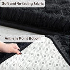 TWINNIS Super Soft Shaggy Rugs Fluffy Carpets, 9x11 Feet, Indoor Modern Plush - Image 2