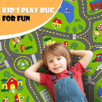 Non-Slip Town City Road Map Playmat - Image 3