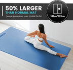 UMINEUX Large Yoga Mat for Men and Women 1/4 & 2/5 Inch Extra Thick TPE Fitness - Image 4