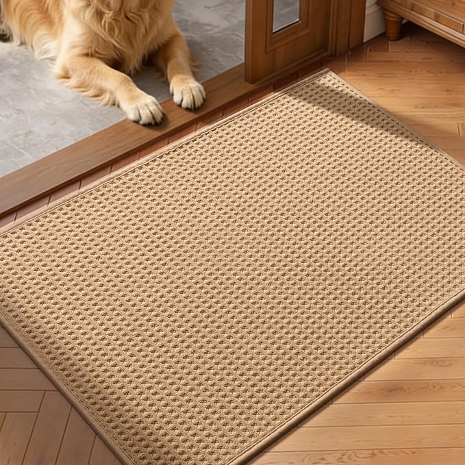 YIHOUSE Indoor Door Mat 24" x 36", Non-Slip Washable Entryway Mat, Dirt Trapper by YIHOUSE