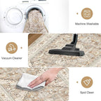 Yamaziot Washable Runner Rug, 3x6 Non-Slip Boho Vintage Hallway Rug - Image 5